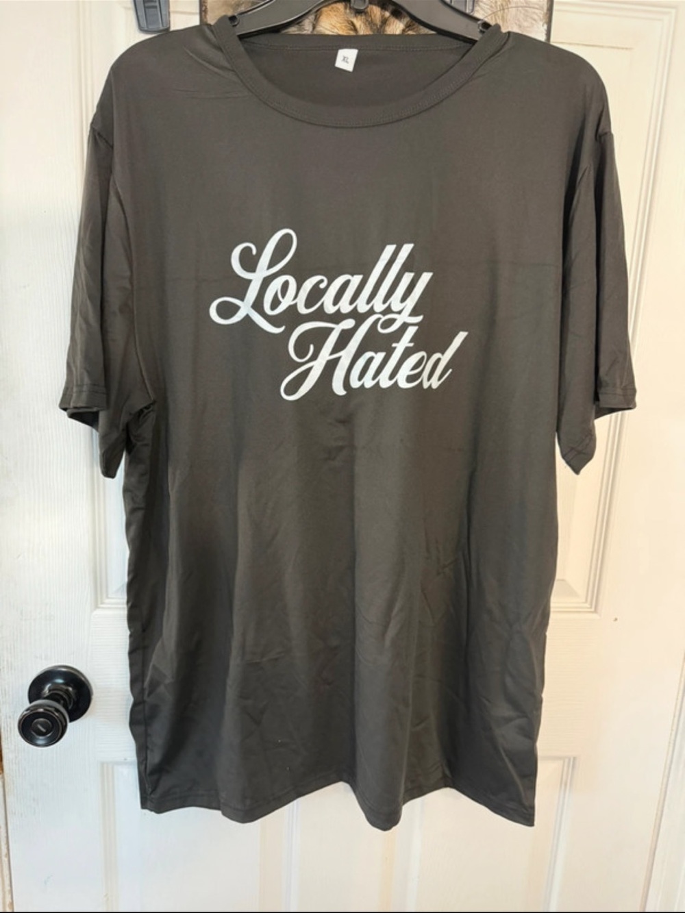 Locally Hated Graphic Tee - Black size XL